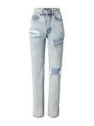 Nasty Gal Jeans 'Now or Never Distressed'  lyseblå