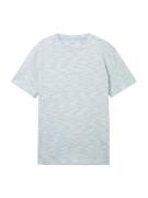 TOM TAILOR Bluser & t-shirts  pastelblå / hvid