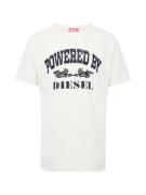 DIESEL Bluser & t-shirts 'T-RUST'  marin / hvid