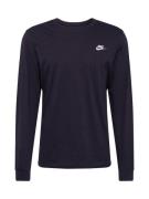 Nike Sportswear Bluser & t-shirts 'Club'  sort / hvid
