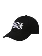 JACK & JONES Hætte 'GALL'  sort / hvid