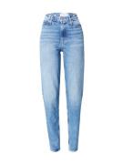 Calvin Klein Jeans Jeans 'MOM Jeans'  lysebeige / blue denim / hvid