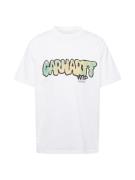 Carhartt WIP Bluser & t-shirts 'Drip'  turkis / lysegul / sort / hvid