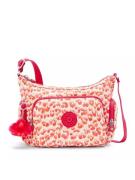 KIPLING Skuldertaske 'GABB'  orange / lyserød / lys pink / hvid