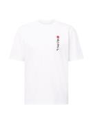 EDWIN Bluser & t-shirts 'Kamifuji'  rød / sort / hvid