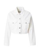 Abercrombie & Fitch Overgangsjakke  white denim