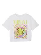 NAME IT Bluser & t-shirts 'Nirvana '  blandingsfarvet / hvid