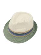 MAXIMO Hat 'Trilby'  beige / blå / mørkegrøn