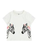ABOUT YOU Bluser & t-shirts 'Hanna'  lyserød / sort / hvid