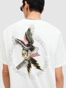 AllSaints Bluser & t-shirts 'FRET'  gul / lys pink / sort / hvid
