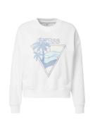 GUESS Sweatshirt  lysebeige / lyseblå / hvid