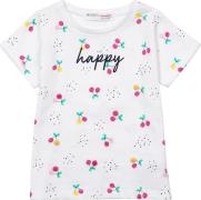 MINOTI Bluser & t-shirts 'HAPPY POM POMS'  gul / pink / hvid