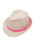 MAXIMO Hat  lysebeige / himmelblå / pink