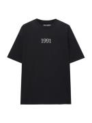Pull&Bear Bluser & t-shirts  antracit / lysegrå / sort / hvid