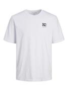 JACK & JONES Bluser & t-shirts 'PRJCT'  pastelgul / sort / hvid