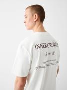 Bershka Bluser & t-shirts  sort / offwhite