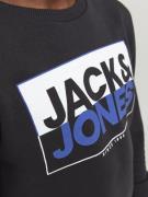 Jack & Jones Junior Sweatshirt  blå / sort / hvid
