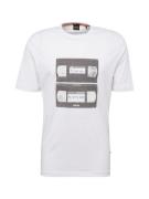 BOSS Bluser & t-shirts 'Leo'  marin / lysegrå / hvid