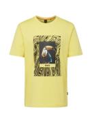 BOSS Bluser & t-shirts 'Tucan'  azur / lemon / sort / offwhite