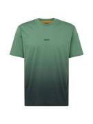 BOSS Bluser & t-shirts 'Te_Gradient'  grøn / mørkegrøn / orange