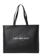 Calvin Klein Jeans Shopper  sort / hvid