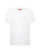 HUGO Bluser & t-shirts 'Detzington241'  grå / hvid