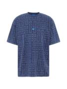 HUGO Bluser & t-shirts 'Nidane'  navy / aqua / mørkeblå
