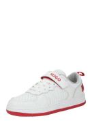 HUGO Sneakers  lyseblå / rød / hvid