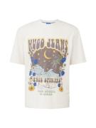 HUGO Bluser & t-shirts 'Nirito'  lyseblå / brun / safran / uldhvid