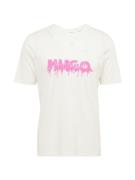 HUGO Bluser & t-shirts 'Dacation'  lyseblå / fuchsia / hvid