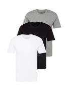 BOSS Bluser & t-shirts  grå-meleret / sort / hvid