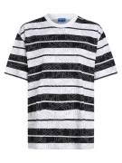 KARL LAGERFELD JEANS Shirts  grå / sort / hvid