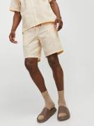 JACK & JONES Bukser 'AIDEN LUKE'  creme / umbra