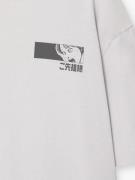 Pull&Bear Bluser & t-shirts  antracit / lysegrå / hvid