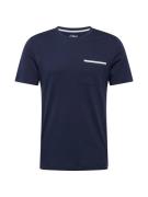 s.Oliver Bluser & t-shirts  mørkeblå / hvid