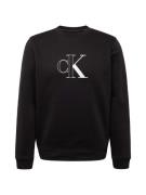 Calvin Klein Jeans Sweatshirt  sort / hvid