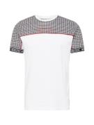 BRAVE SOUL Bluser & t-shirts 'ENNIS'  rød / sort / hvid
