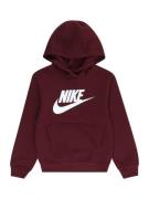 Nike Sportswear Sweatshirt 'Club FLC'  rustbrun / offwhite