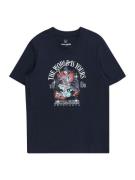 Jack & Jones Junior Shirts 'HEAVENS'  natblå / lilla / pitaya / offwhi...