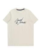 Jack & Jones Junior Shirts 'ZURI'  beige / sort / hvid