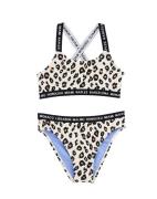 WE Fashion Bikini  ecru / mandarin / sort / hvid