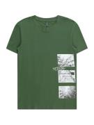 KIDS ONLY Shirts 'TOMMI'  antracit / mørkegrøn / hvid