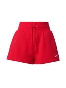 Nike Sportswear Bukser 'Phoenix Fleece'  rød / hvid