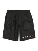 Marni Badeshorts  sort / hvid