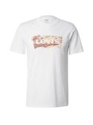 LEVI'S ® Bluser & t-shirts  kastaniebrun / mandarin / pudder / hvid