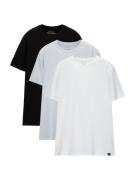 Pull&Bear Bluser & t-shirts  lyseblå / sort / hvid