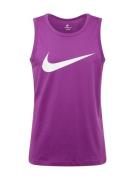 Nike Sportswear Bluser & t-shirts 'ICON SWOOSH'  mørkelilla / hvid