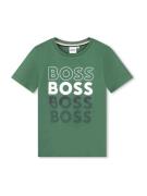 BOSS Shirts  grøn / sort / hvid