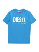 DIESEL Shirts 'LTGIM'  himmelblå / hvid