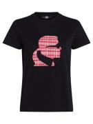 Karl Lagerfeld Shirts  pink / rød / sort / hvid
